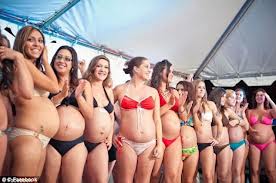 Pregnant Bikini Contest